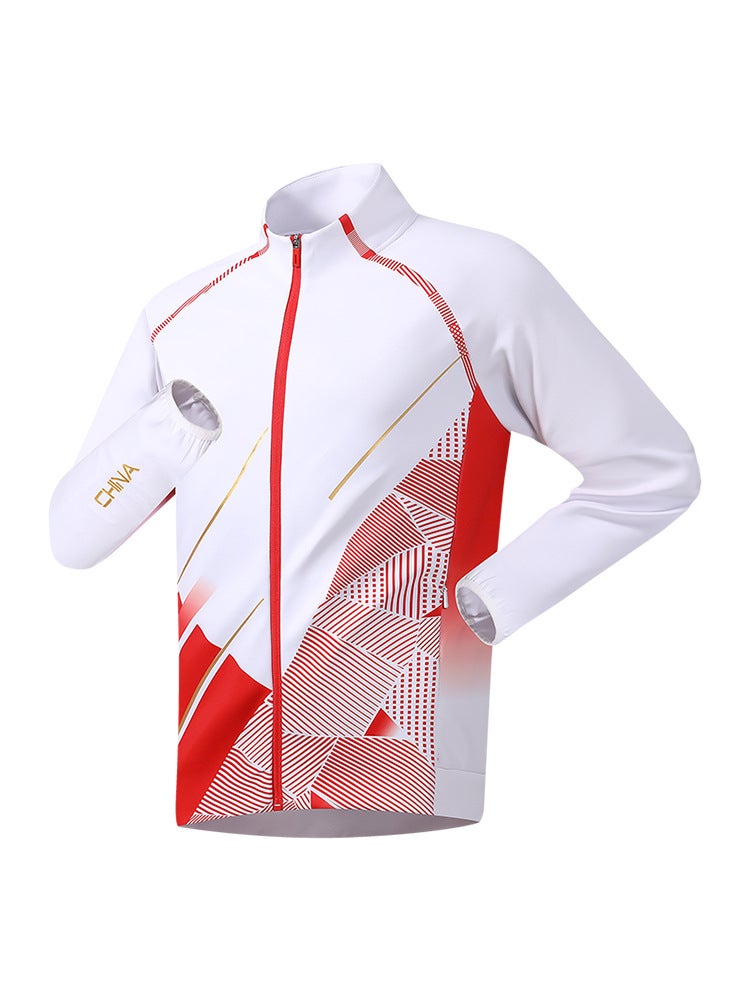 Couple Leisure Jacket Athlete Sports Student Training Running Clothes Student Class Clothes Sweater Printable Logo - Image 5